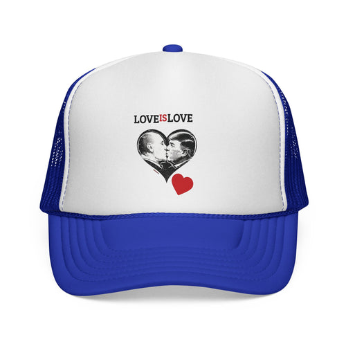 Blue, Love Is Love | Red Trump Kiss