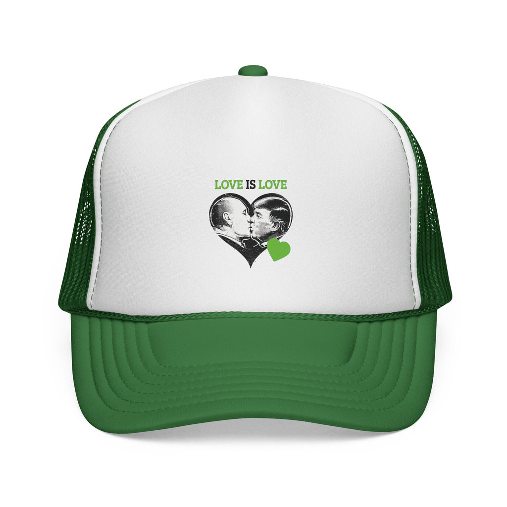 Green, Love Is Love — Green Heart Kiss